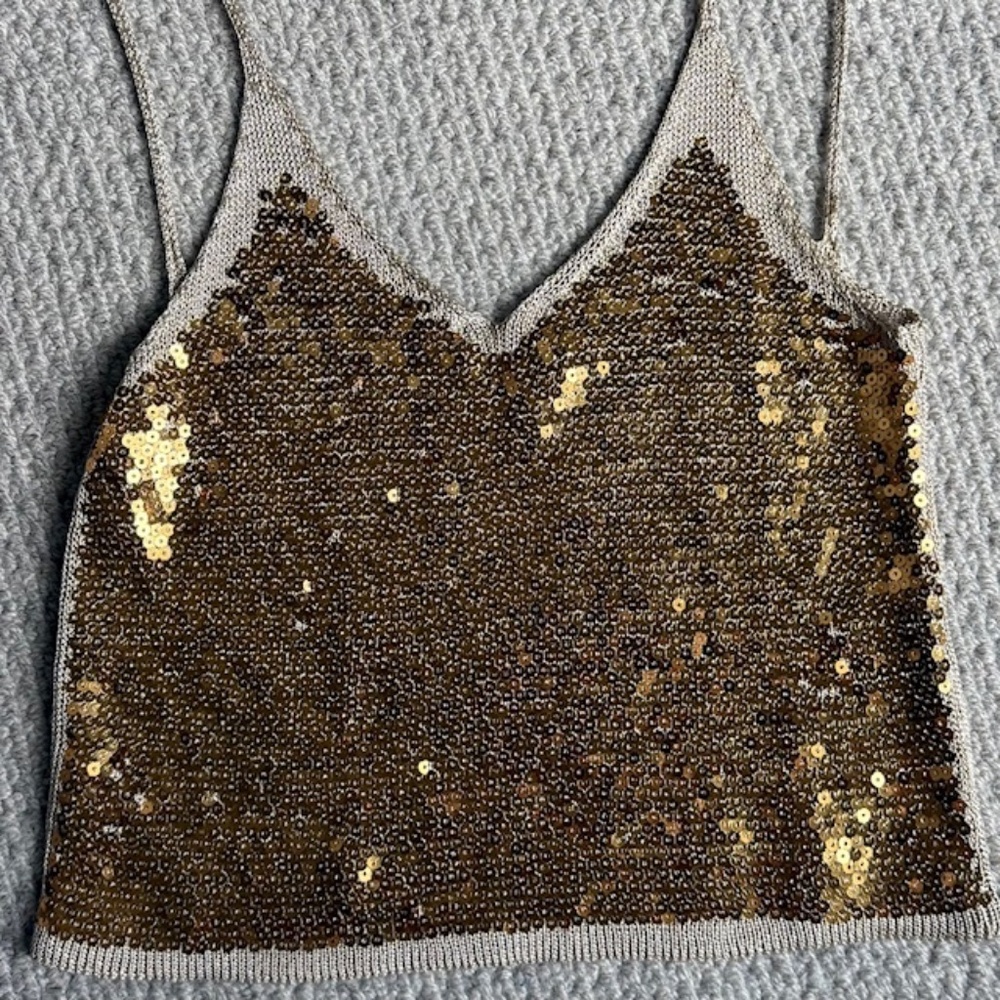 Revolve Superdown sequin knit top